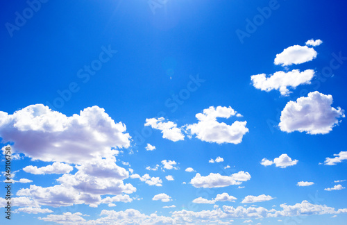 blue sky with clouds 2