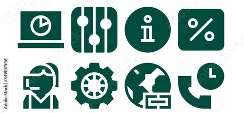 Modern Simple Set of info Vector filled Icons