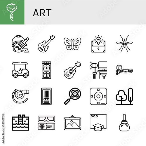 art icon set photo