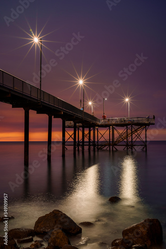 Jetty at twilight. Nightcliff, Darwin, Australia.