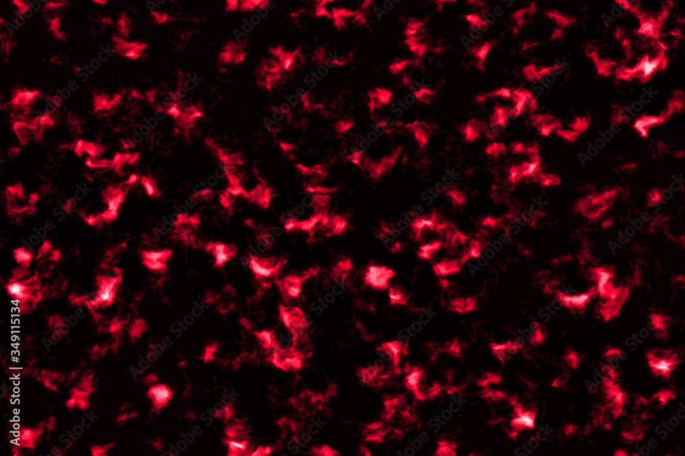 Red watercolor brushed stains pattern on black Red watercolor brushed stains pattern on black