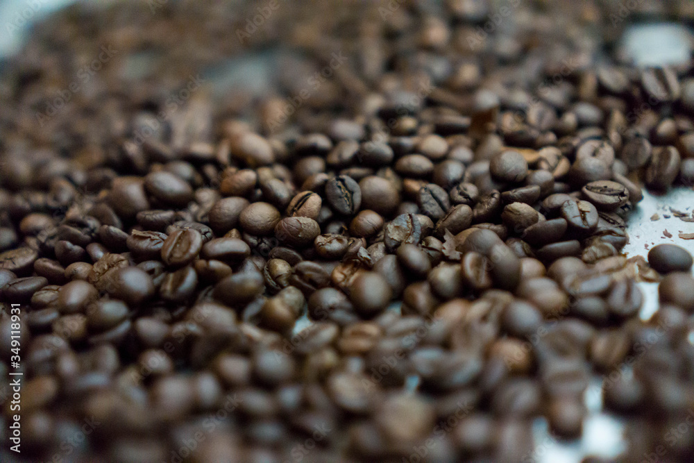 Roasted beans coffee smell like coffee, and weigh less because the moisture has been roasted out. They are crunchy to the bite, ready to be ground and brewed. Roasted beans coffee smell like coffee, and weigh less because the moisture has been roasted out. They are crunchy to the bite, ready to be ground and brewed.