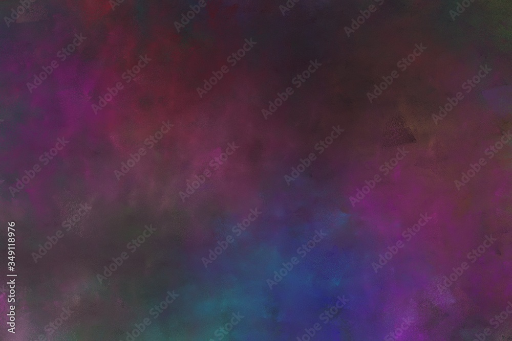 background abstract painting background texture with very dark magenta, dark slate blue and teal blue colors. can be used as background graphic element