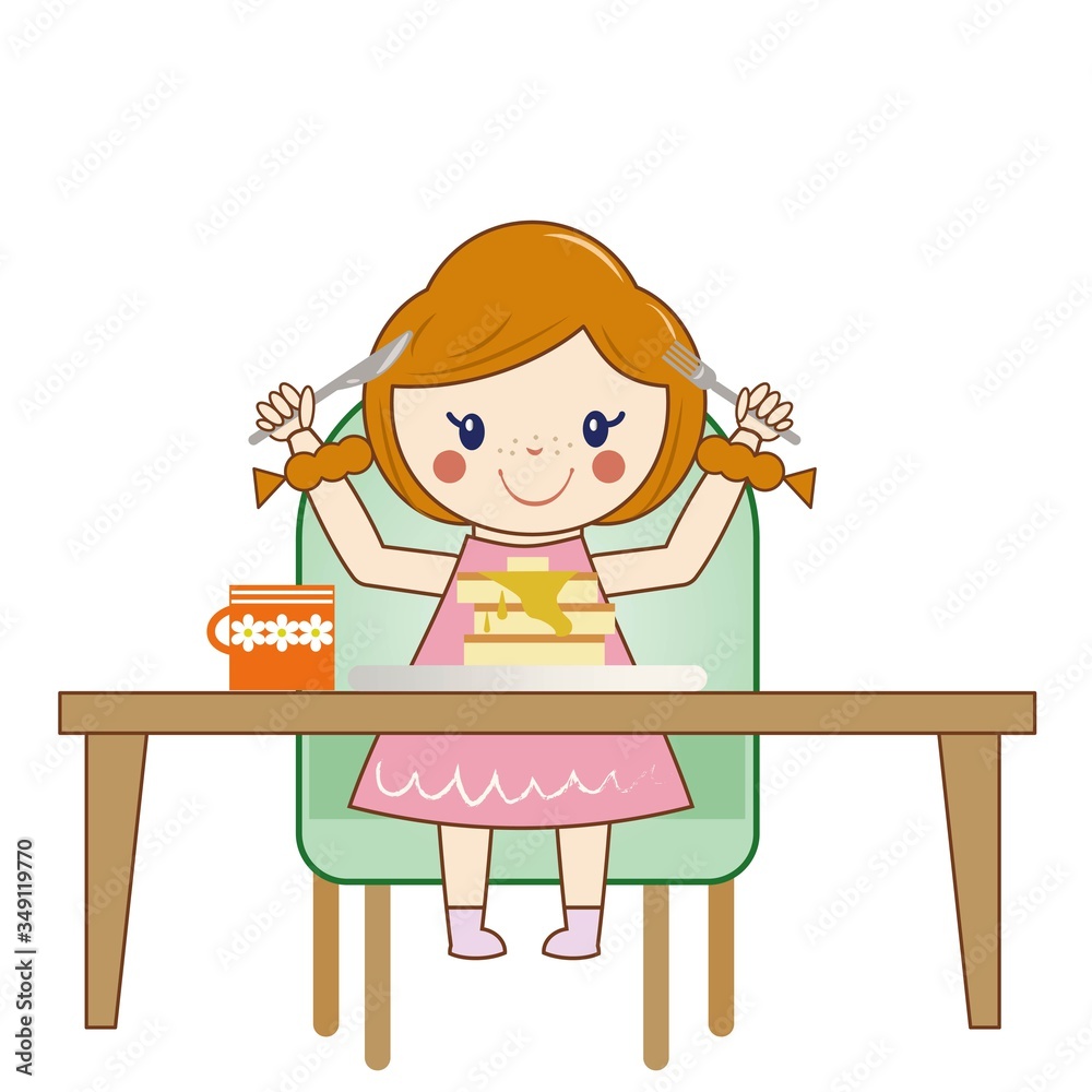 pancake eat a girl パンケーキを食べる少女 pancake eat a girl パンケーキを食べる少女