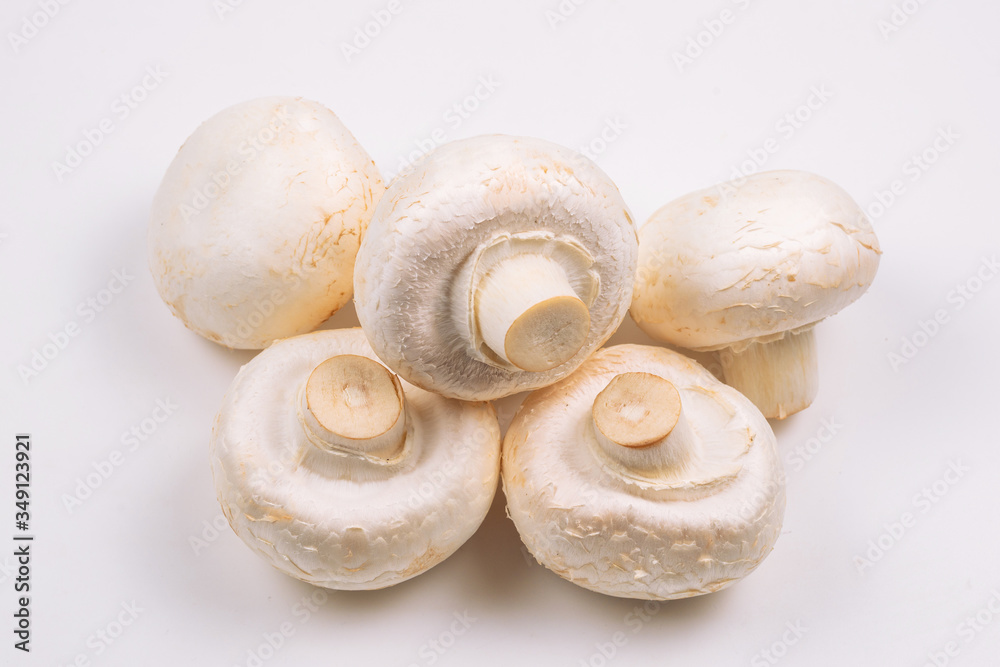 Champignon mushroom isolated on white background. Champignon mushroom isolated on white background.