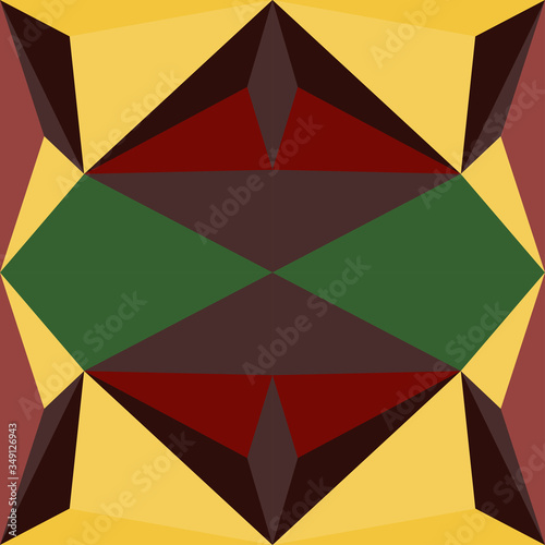 Abstract seamless colourful pattern geometric backgrounds vector design