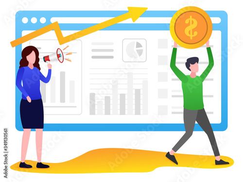 Leaders who encourage employees for economic growth