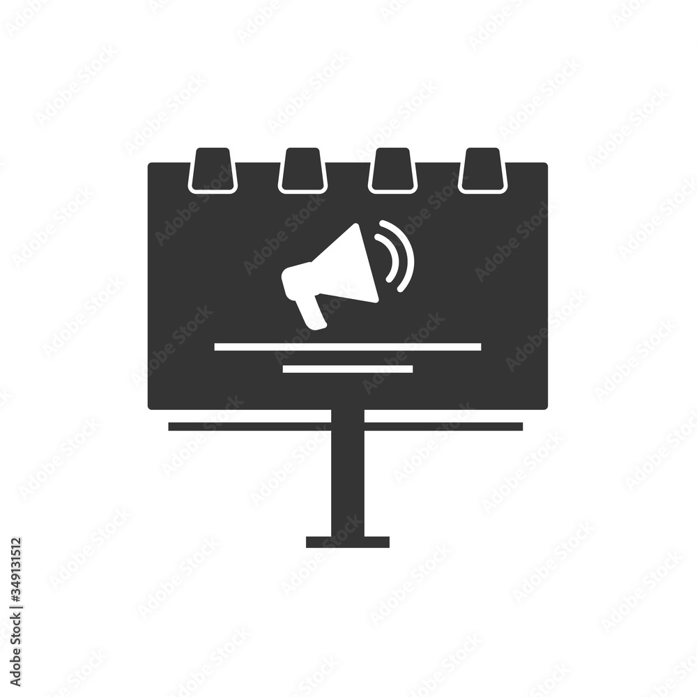 notice board icon vector illustration design notice board icon vector illustration design