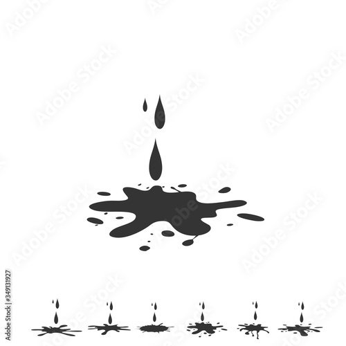 oil droplet icon vector illustration design