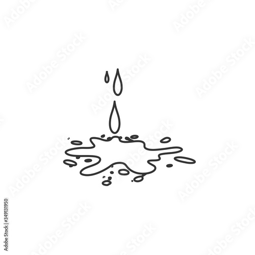 oil droplet icon vector illustration design