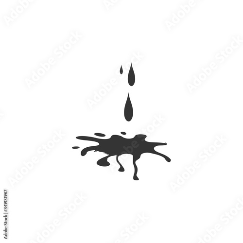 oil droplet icon vector illustration design