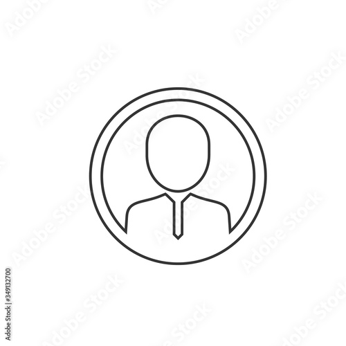 business profile icon vector illustration design