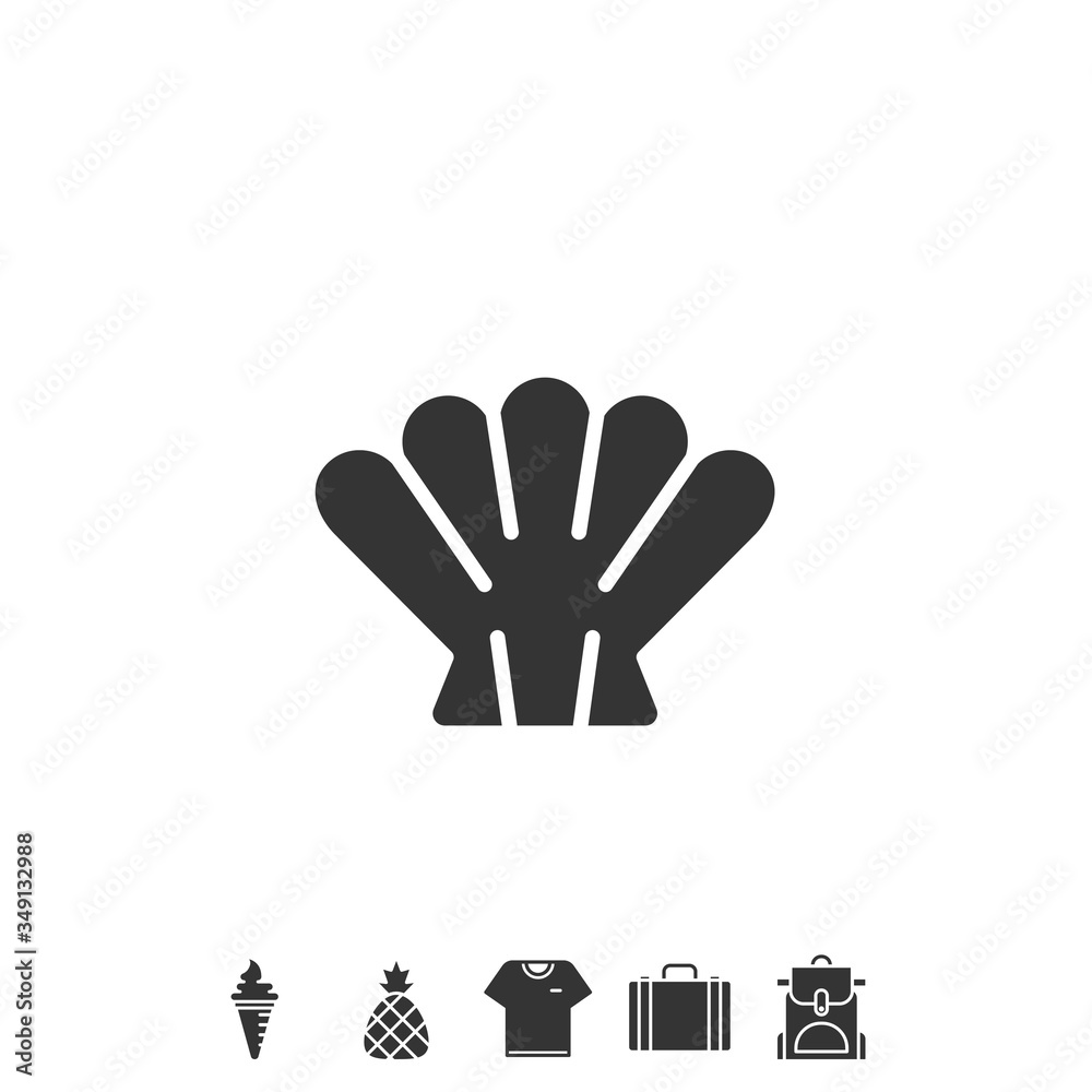 Obraz premium sea shell icon vector illustration design