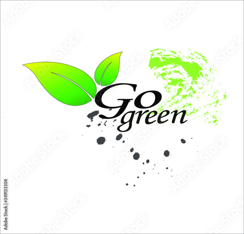 creative vector go green