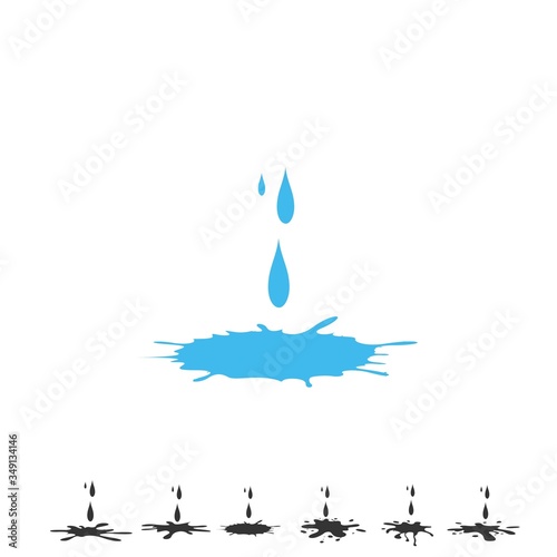 water spill icon vector illustration design