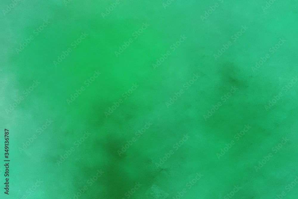 background medium sea green, medium aqua marine and forest green colored vintage abstract painted background with space for text or image. can be used as wallpaper or background