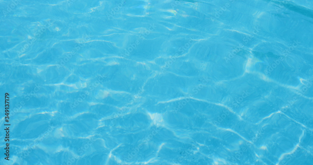 Swimming pool water texture in blue