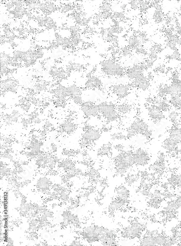 Diffusion reaction vector pattern. Black and white organic shapes, lines pattern. Abstract Background illustration