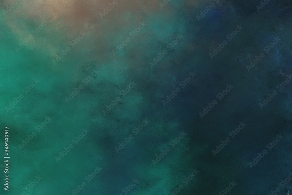 beautiful abstract painting background texture with dark slate gray, sea green and gray gray colors. can be used as poster or background