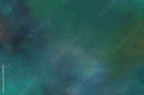 background vintage abstract painted background with dark slate gray  teal blue and blue chill colors. can be used as poster background or wallpaper