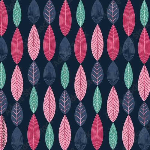 colorful flora pattern design background 