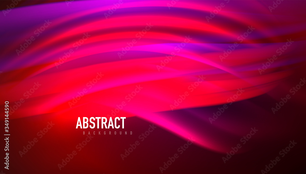 Fluid wave lines background. Trendy abstract layout template for business or technology presentation, internet poster or web brochure cover, wallpaper Fluid wave lines background. Trendy abstract layout template for business or technology presentation, internet poster or web brochure cover, wallpaper
