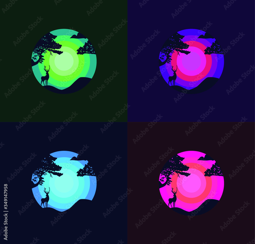 Naklejka premium deer