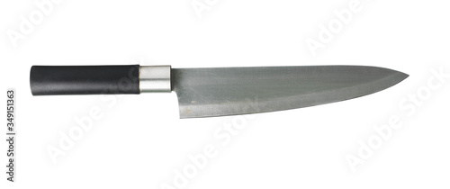 Fotografia Chef's kitchen knife isolated on white background