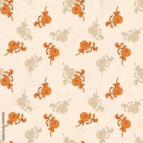 small floral seamless pattern background images. © pragya