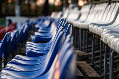 row of chairs