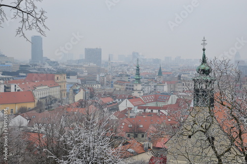 panorama of Bratislava