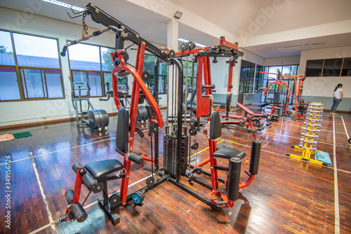 Exercise machines placed in Fittness