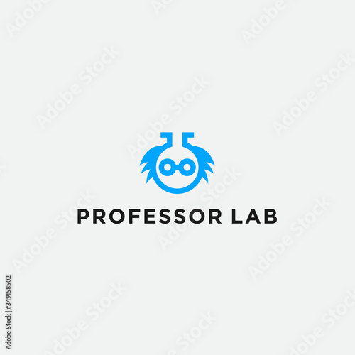 lab professor logo. professor icon