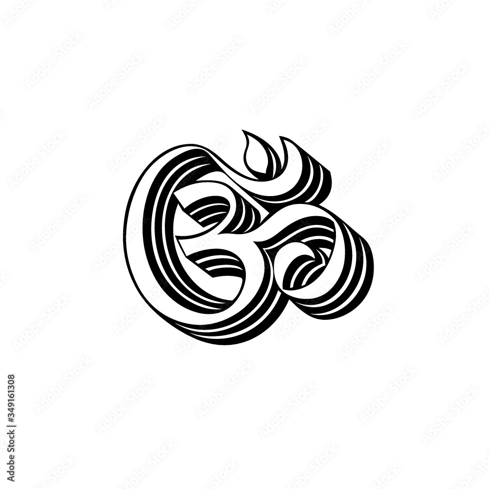 Obraz premium Om Spiritual Symbol - AUM
