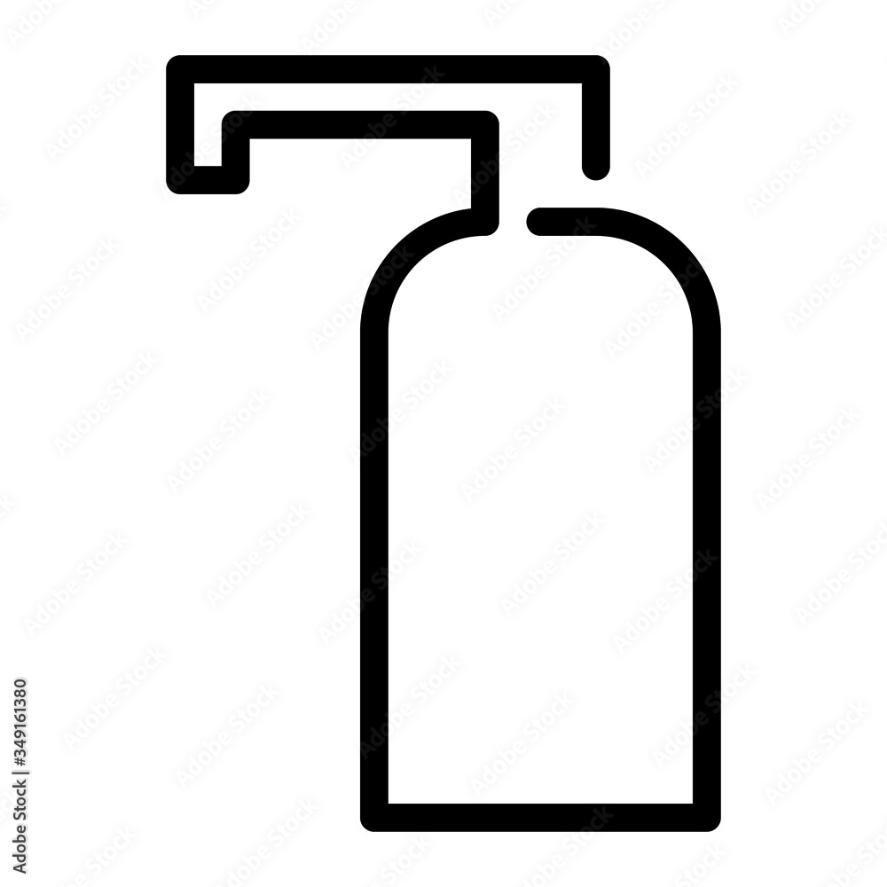 Liquid soap. Icon with outline style and perfect pixels. Suitable for website design, logo, app and ui. Liquid soap. Icon with outline style and perfect pixels. Suitable for website design, logo, app and ui.