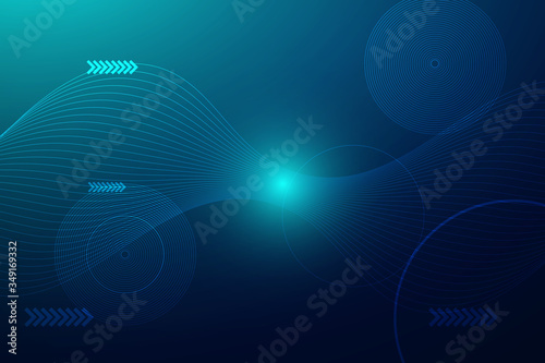 Abstract connecting dots, Polygonal background, technology design, vector illustrator