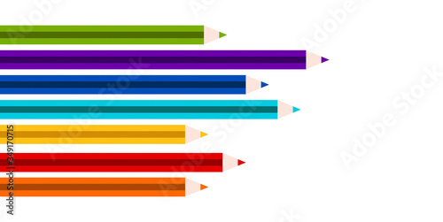 matite, matite colorate, pastelli, 