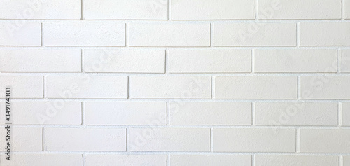abstract white Brick wall texture. Can be use for the background.Selective focus