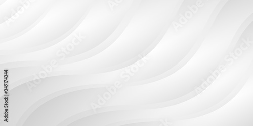 White background with smooth line curve and simple design 