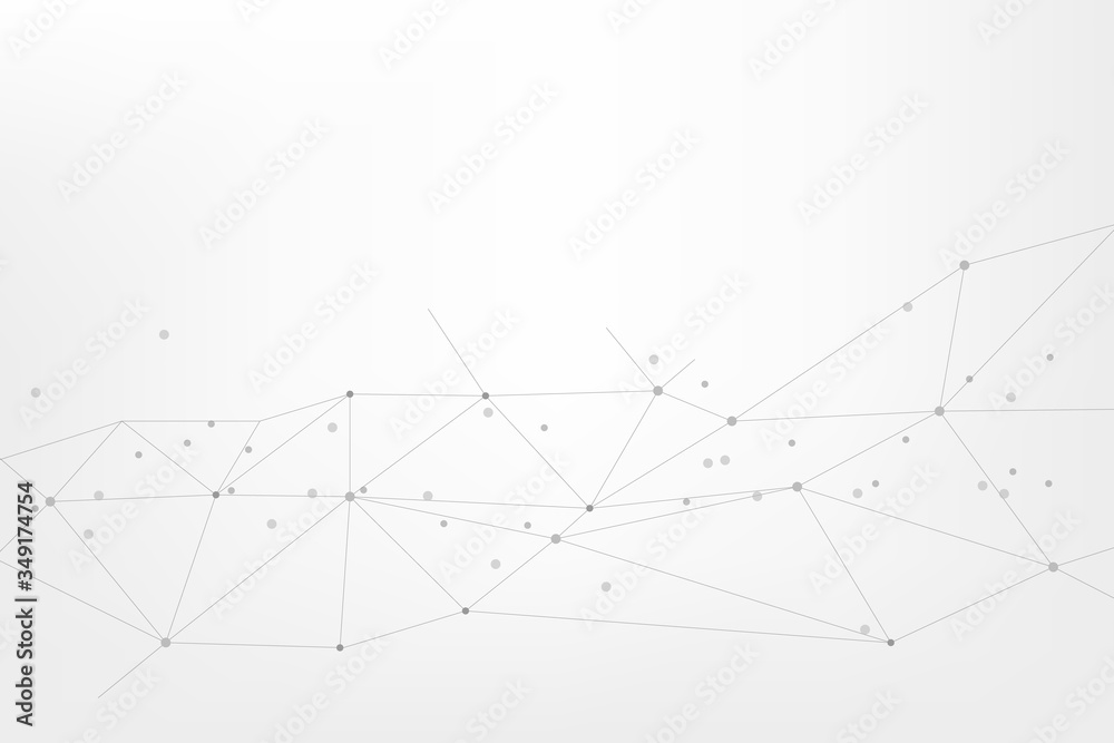 Abstract connecting dots, Polygonal background, technology design, vector illustrator Abstract connecting dots, Polygonal background, technology design, vector illustrator