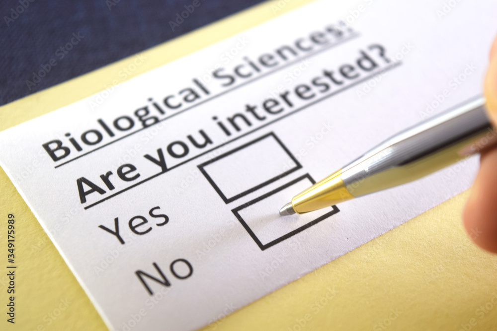 One person is answering question about biological sciences. One person is answering question about biological sciences.