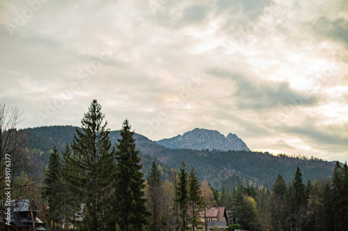 Giewont w pochmurny dzień 1