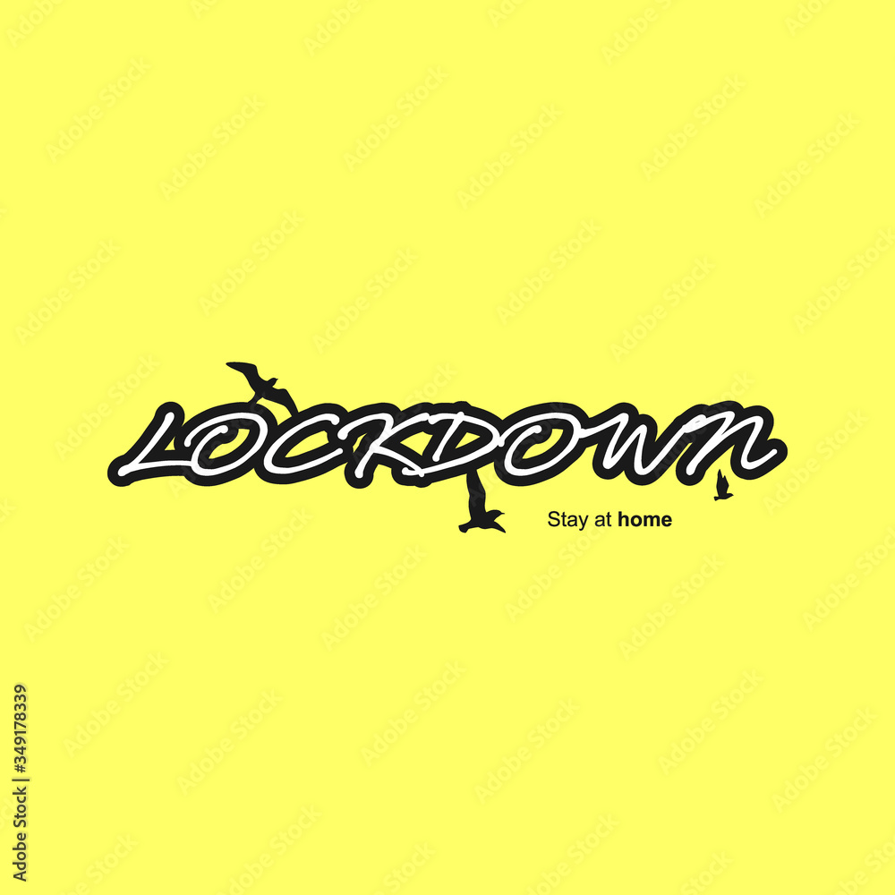 Fototapeta premium Print lock down for poster or t shirt