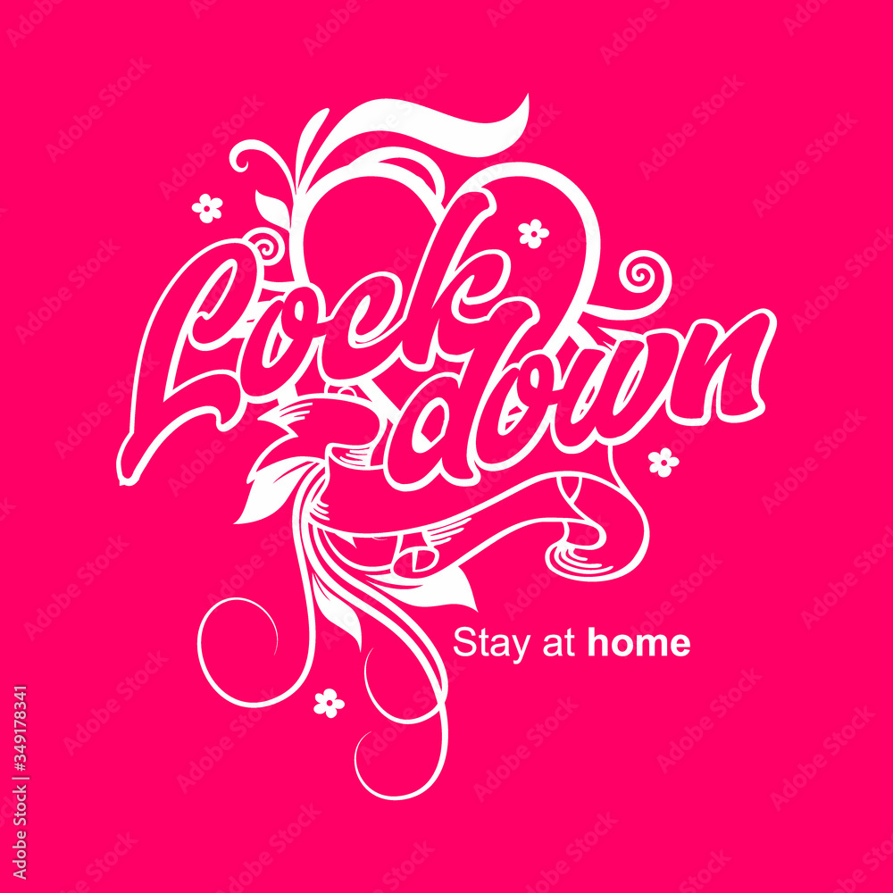 Print lock down for poster or t shirt