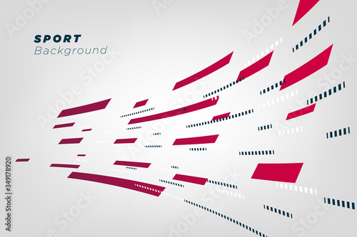 Abstract sports background.Dynamic particles. Modern science and technology element