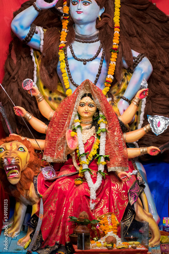 Nav Durga Navratri celebration india Happy Durga Puja festival 