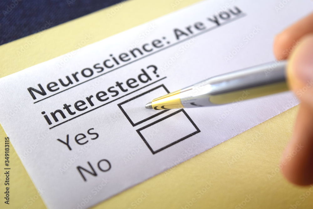 One person is answering question about neuroscience.