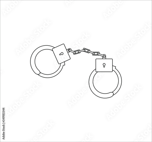 police wife. Illustration for web and mobile design.