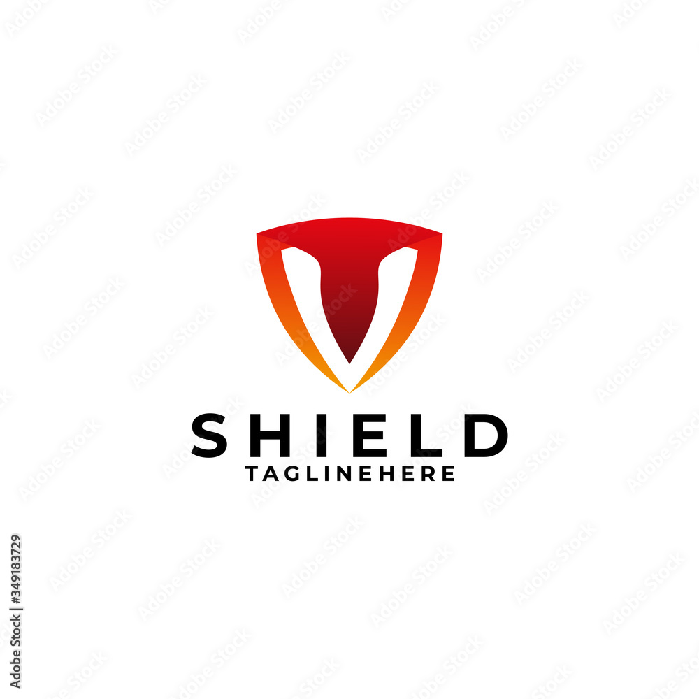 shield logo icon vector isolated shield logo icon vector isolated