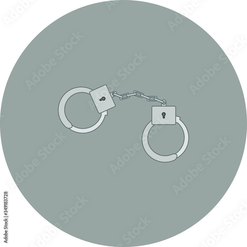 police wife. Illustration for web and mobile design.